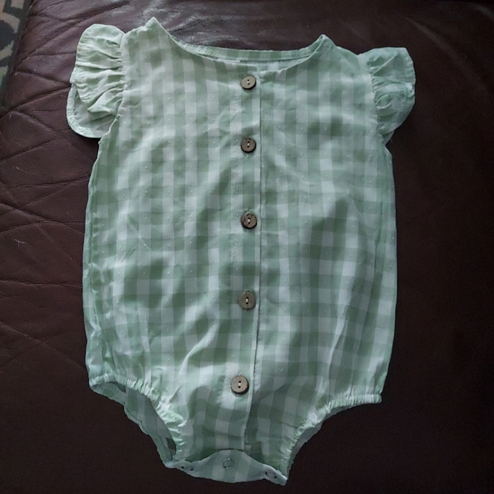 12 month Baby girl boutique romper
